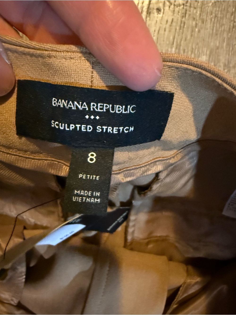 Banana Republic factory Sculpted Stretch Straight Trouser (petite) - Picture 7 of 11